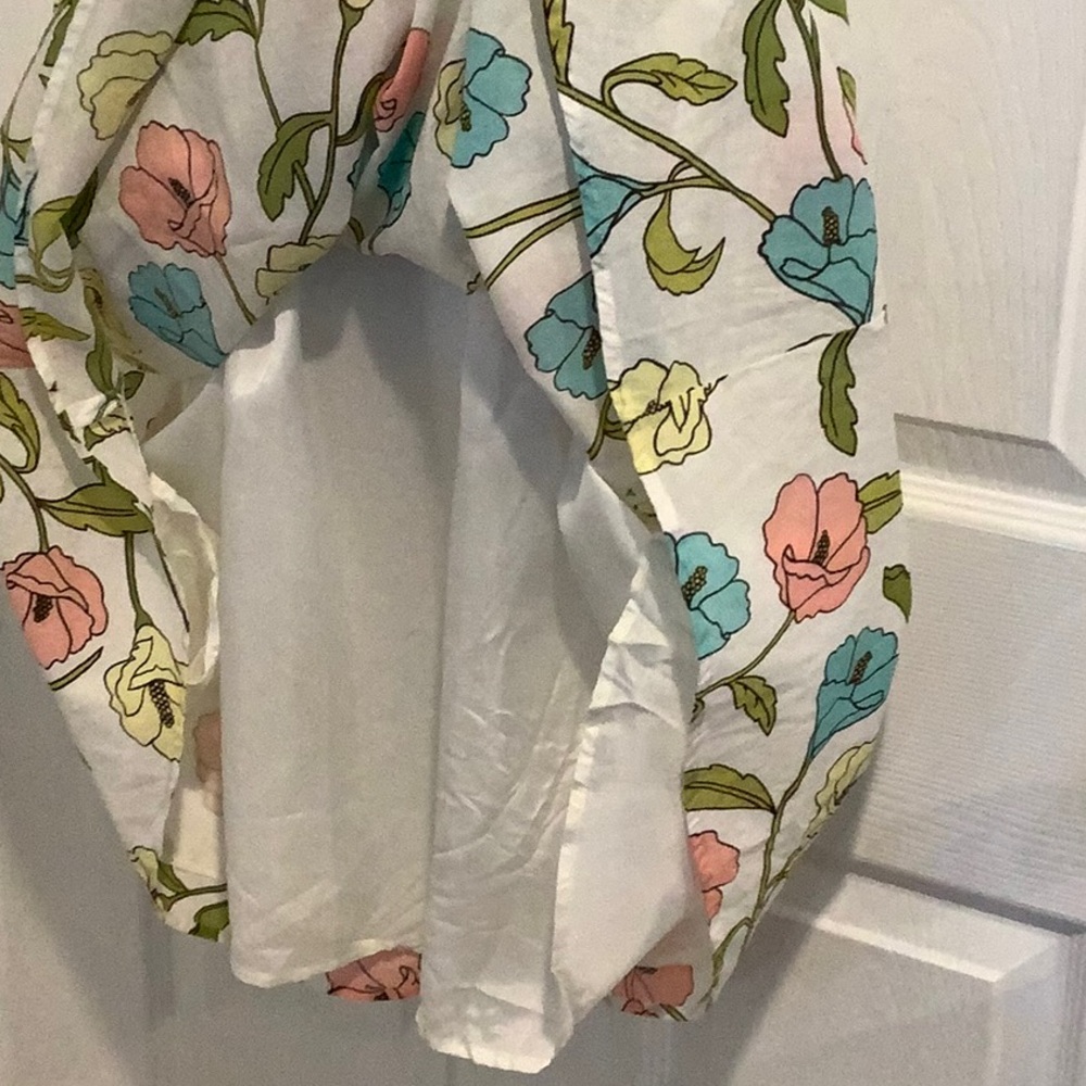LAUNDRY by SHELLI SEGAL 100% Cotton Cottagecore Summer Wedding Guest Dress 6 - Picture 3 of 10